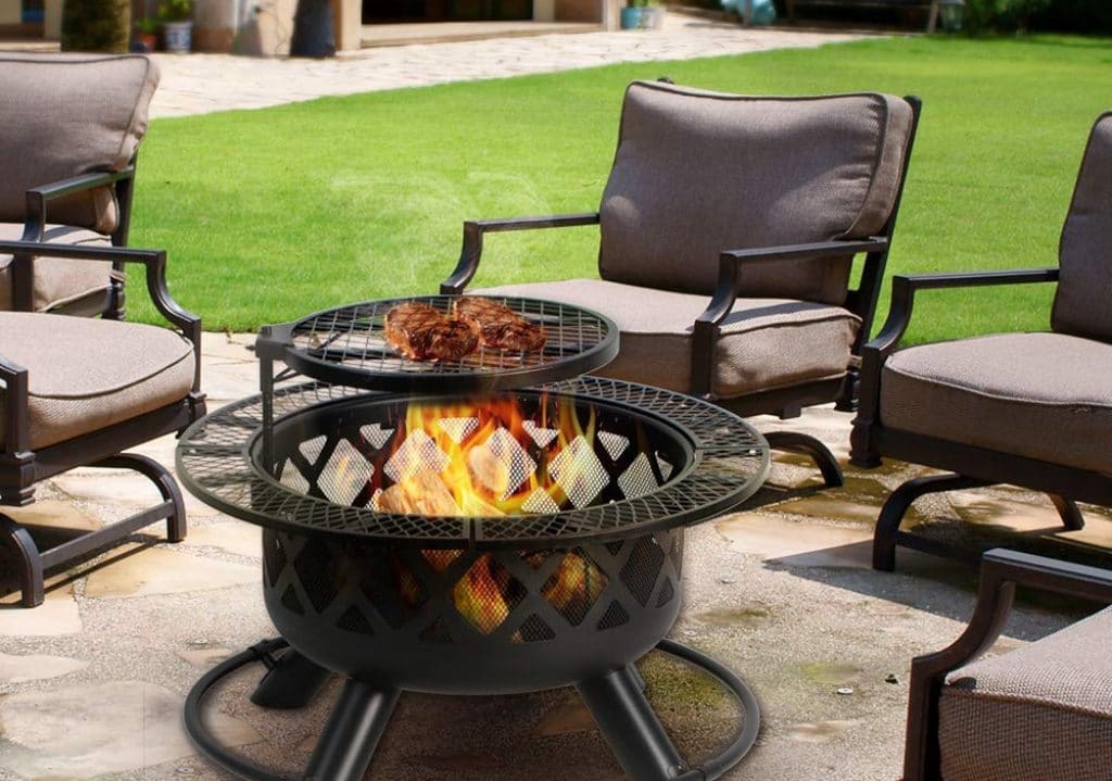 5 Best Fire Pit Grills Dec 2021, Browning Cowboy Fire Pit Grill