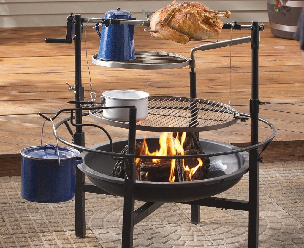 5 Best Fire Pit Grills Dec 2021, Over The Fire Pit Grill